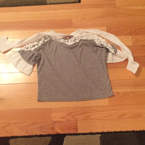 Tops - a gray tee Tops - a gray tee
